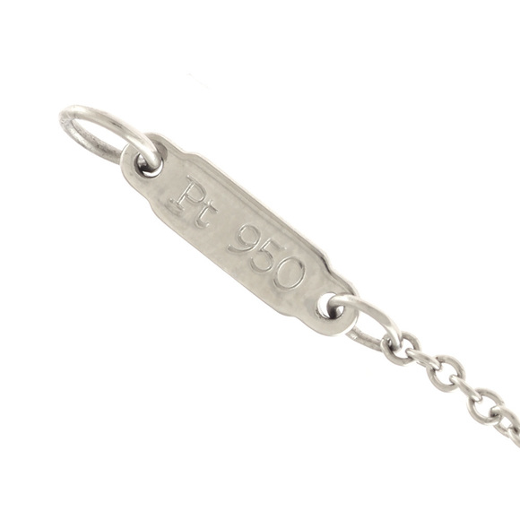 Tiffany Paper Flower Firefly Necklace Platinum Blue Topaz - Picture 6 of 7